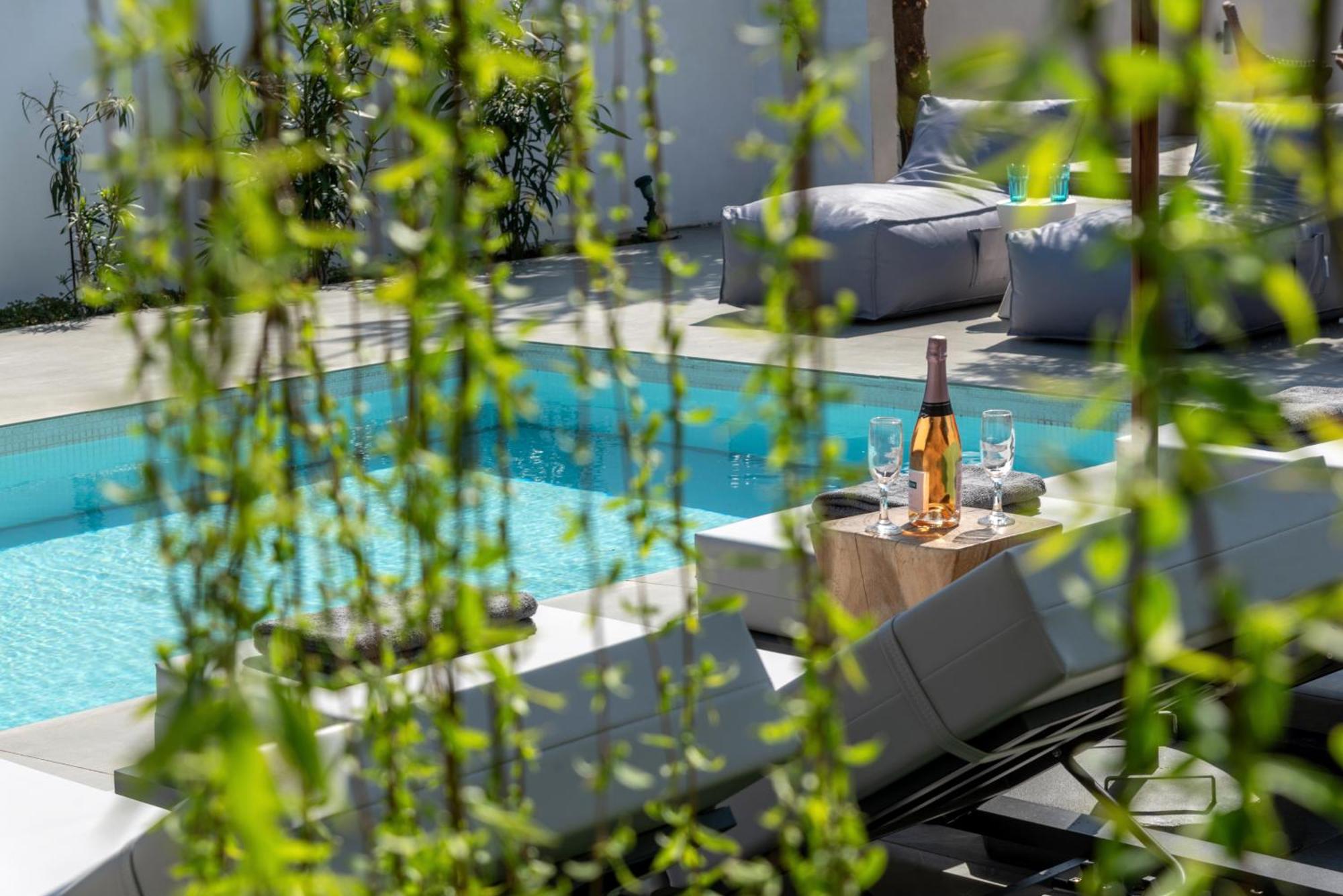 Hypnosis Beachside Villa With Private Heated Pool ゲオルギオポリス エクステリア 写真