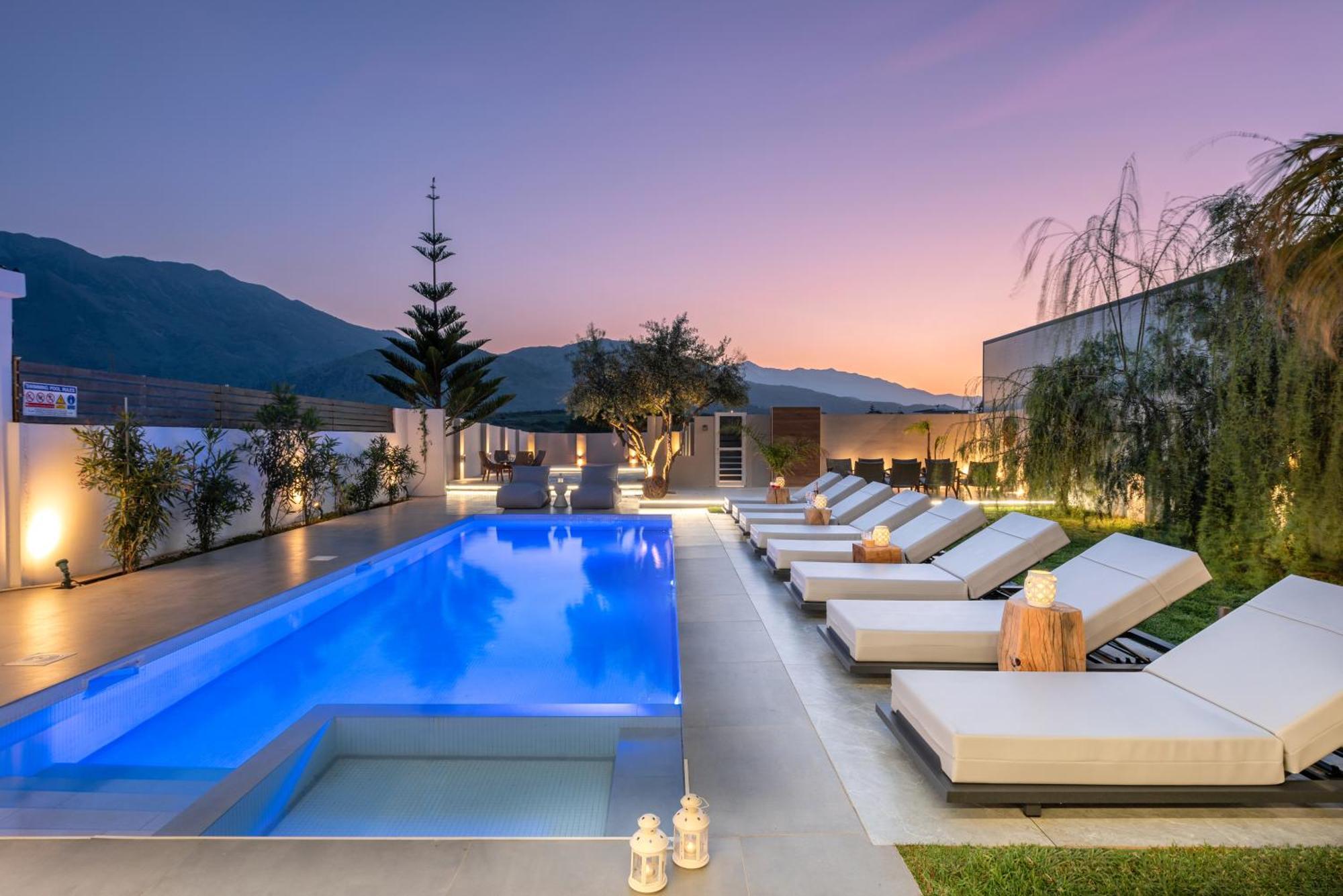 Hypnosis Beachside Villa With Private Heated Pool ゲオルギオポリス エクステリア 写真